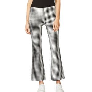 Bailey 44 Black and White Checkered Flare Pants